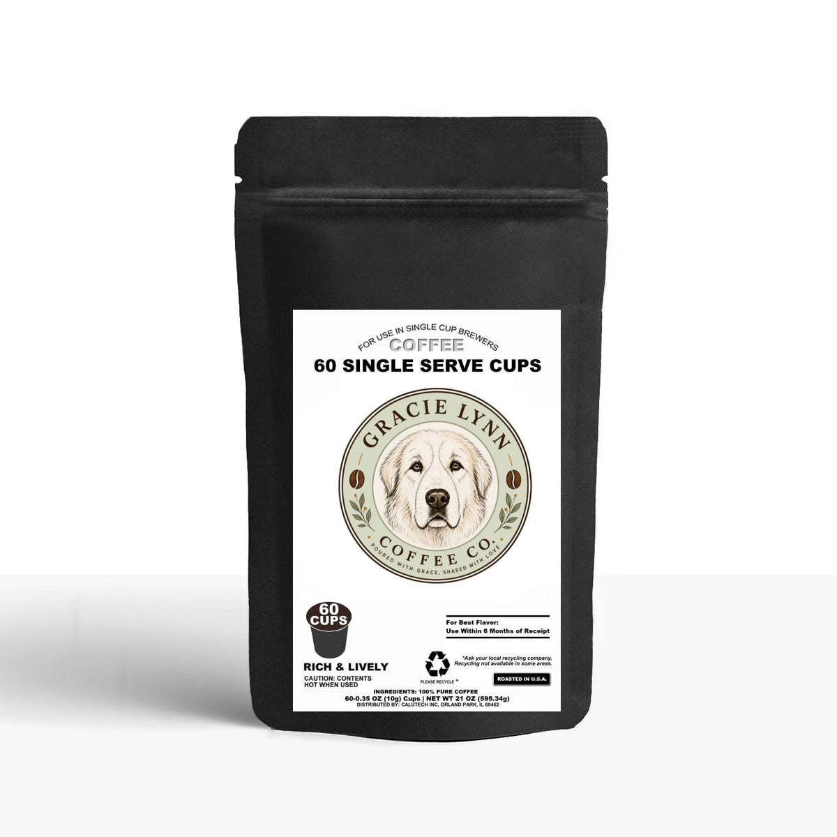 60 Pack Single Serve Coffee Capsules