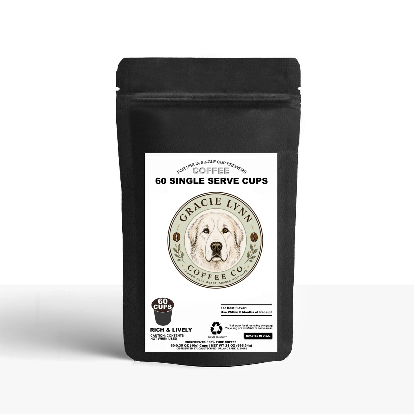 60 Pack Single Serve Coffee Capsules